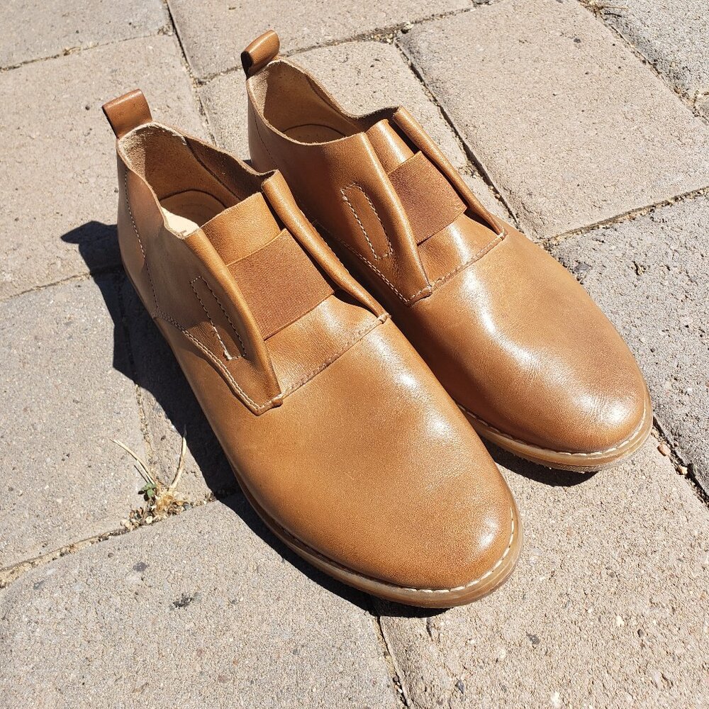 Women's Sz 7 Hush Puppies "Annerly Clever" Leather Slip-On Ankle Loafers NWOT - Picture 7 of 8